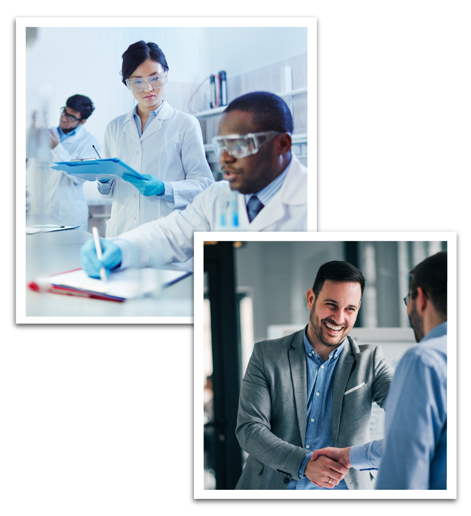 Image gallery of a black man in a lab coat working at Aspira.